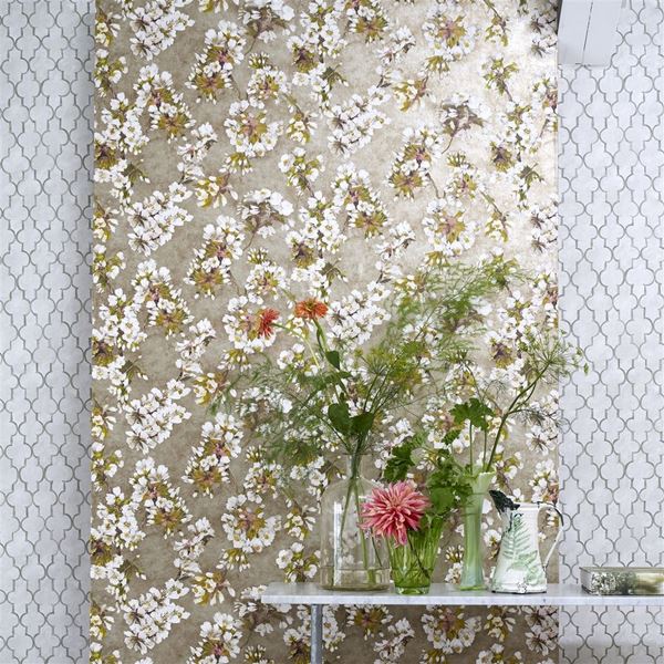 Fleur D Assam Wallpaper - Copper